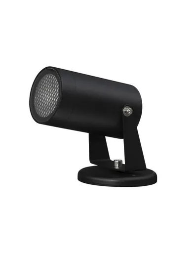 NOVA LUCE venkovní svítidlo s bodcem DESTRY černý hliník a čiré sklo plástvový difuzor proti oslnění GU10 1x10W 220-240V bez žárovky IP54 9136184