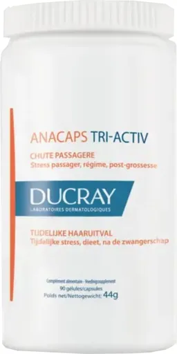Ducray Doplněk stravy pro vitalitu vlasů a nehtů Anacaps Tri-Activ 90 kapslí