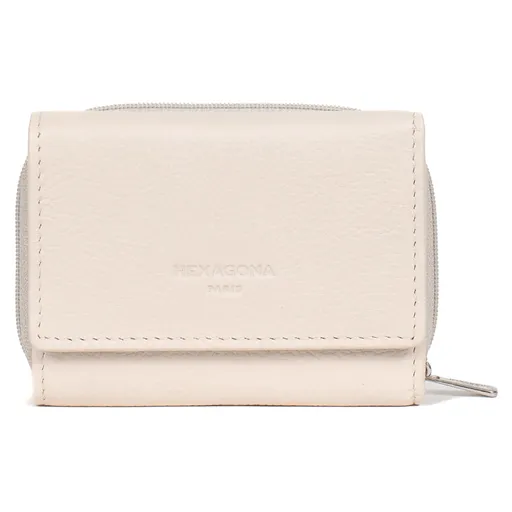 Dámská kožená peněženka Hexagona Enett - krémová