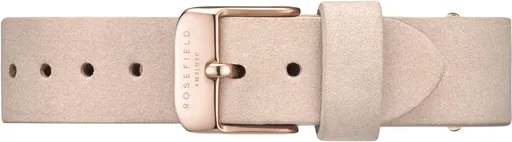 Rosefield West Village Soft Pink Rosegold Strap
