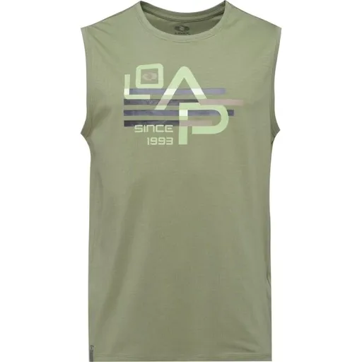 LOAP ALZEK Pánské tílko, khaki, velikost