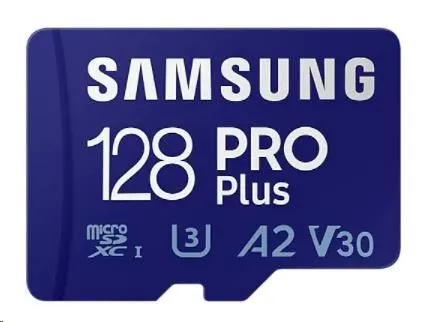 Samsung micro SDXC karta 128GB PRO Plus + SD adaptér