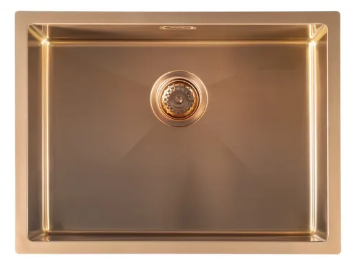 SAPHO ZENITH nerezový dřez 60x45cm, měď mat ZN6045PG