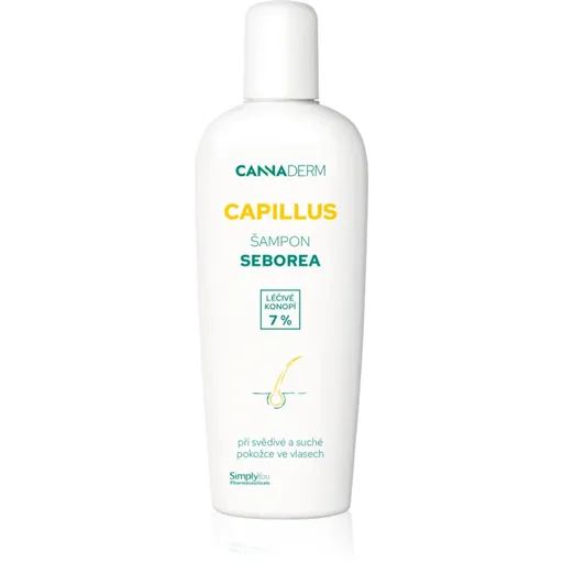 Cannaderm Capillus Seborea Shampoo bylinný šampon pro podrážděnou pokožku hlavy 150 ml