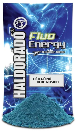 Haldorádó krmítková směs fluo energy groundbait 800 g modrá fúze