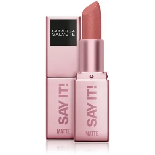 Gabriella Salvete Say It! It Matters matná rtěnka s pudrovým efektem odstín 02 4 g