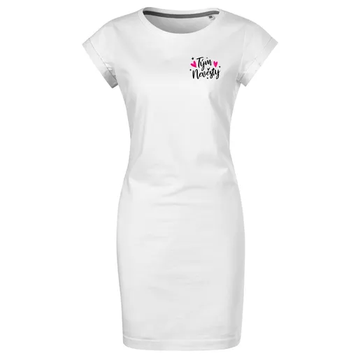 Bontis Šaty Tým nevěsty HVĚZDY A SRDCE - Bílá | XL