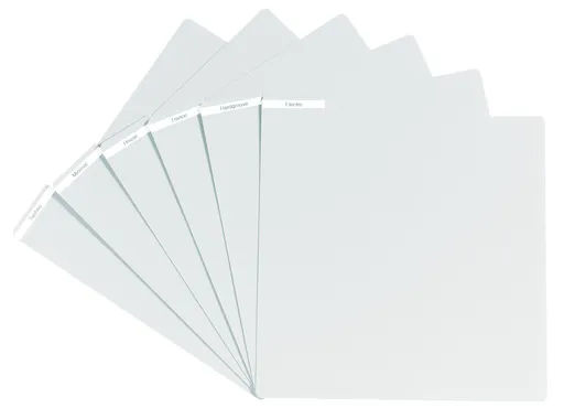 Glorious PVC Vinyl Divider white