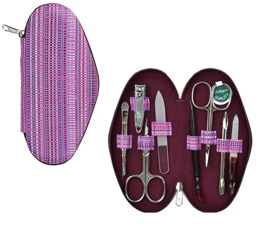 SEGALI Dámská kožená manikúra 230401-384 Pink