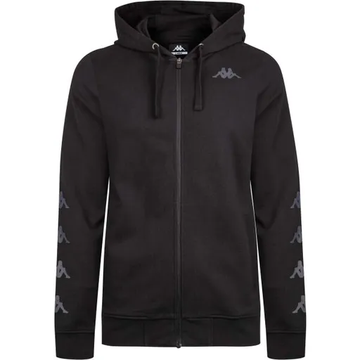 Kappa GEGOJAS Pánská mikina, černá, velikost XXL