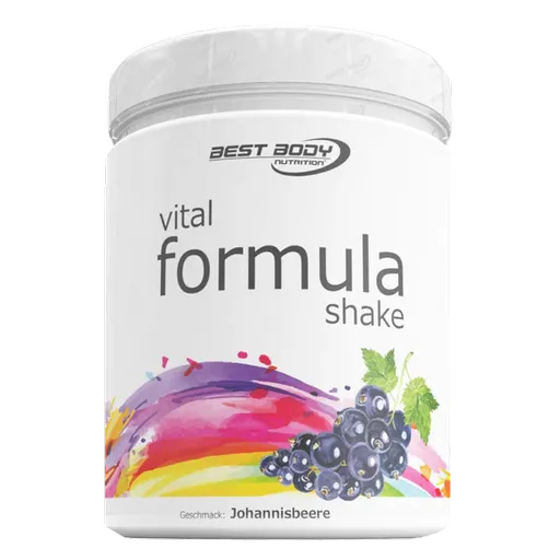 Best Body Vital formula shake 500g - černý rybíz