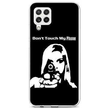 TopQ Samsung A22 silikon Don't Touch Gun 65202 (Sun-65202)
