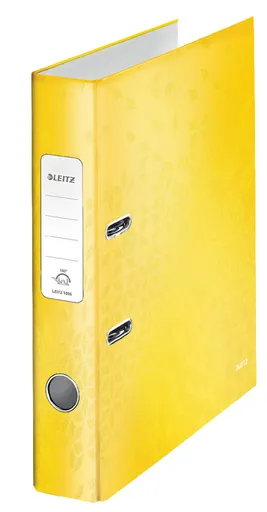 LEITZ Pákový pořadač 180° WOW, A4/50mm, žlutá