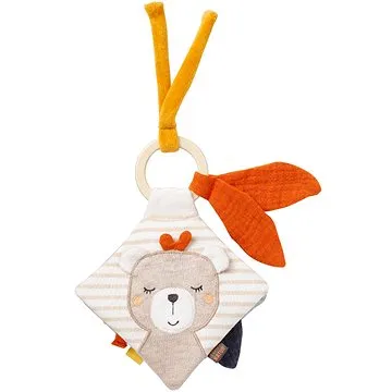 BABY FEHN Měkká knížka oslík & medvídek (4001998052183)