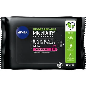 NIVEA MicellAIR Expert Micellar Make-up Remover Wipes 20 ks (9005800297637)
