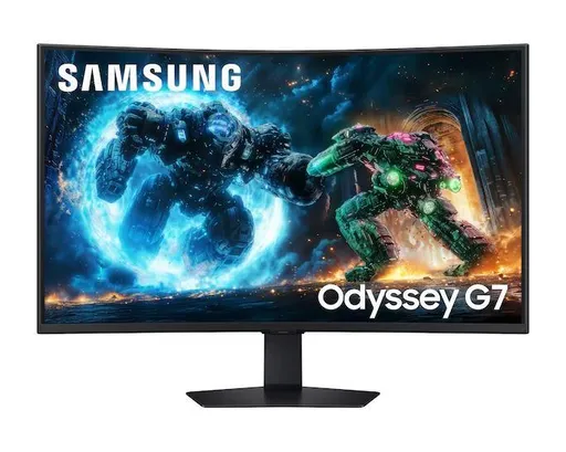 SAMSUNG MT LED LCD Monitor 37" (G75F) - Prohnutý, VA, 4K UHD, 1ms, 165hz, DP, HDMI
