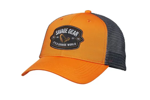 Savage Gear Kšiltovka Badge Trucker Cap Orange,Savage Gear Kšiltovka Badge Trucker Cap Orange