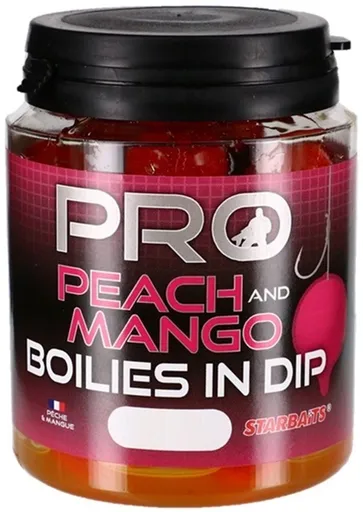 Starbaits Boilies v dipu Pro Peach Mango 150g,Starbaits Boilies v dipu Pro Peach Mango 150g