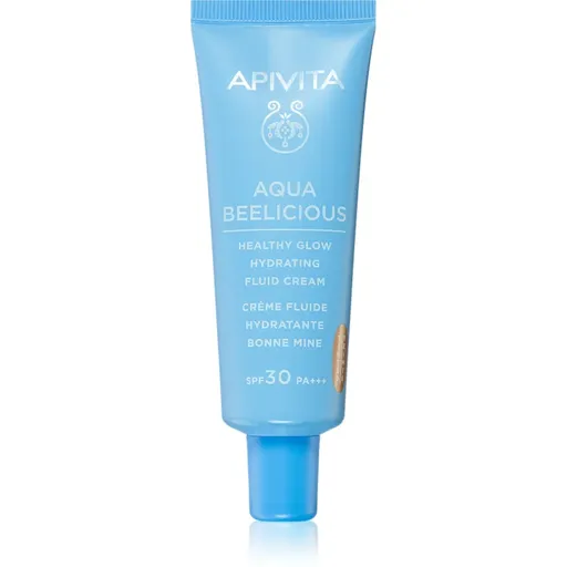 Apivita Aqua Beelicious Tinted Fluid SPF30 lehký tónovací fluid pro rozjasnění pleti SPF 30 40 ml