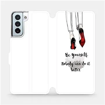 Flipové pouzdro na mobil Samsung Galaxy S21 Plus 5G - M046P Be yourself (5903516617838)
