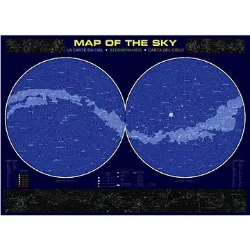 Eurographics Puzzle Mapa nebe 1000 dílků (628136610100)