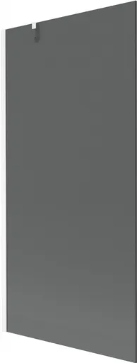 MEXEN/S Next vanová zástěna FIX 90 x 150, grafit, bílá 895-090-000-00-40-20