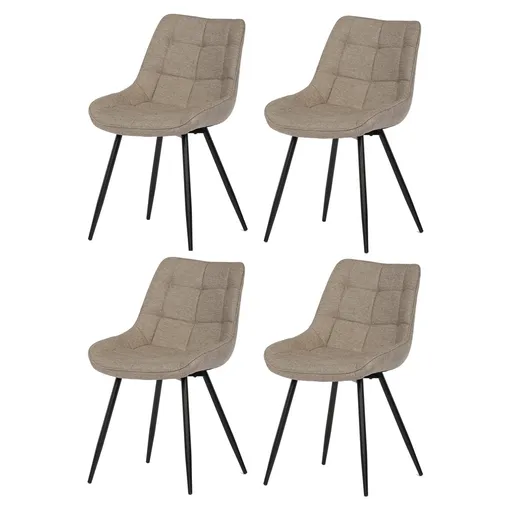 Sada jídelních židlí CT-395 CRM2, 4 ks