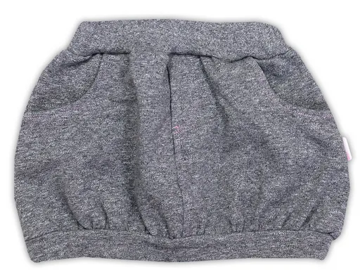 Nicol Suknička SUPERSTAR - melír šedá, vel. 74