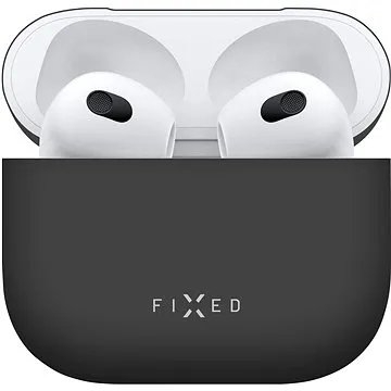 FIXED Silky pro Apple Airpods 3 černé (FIXSIL-816-BK)