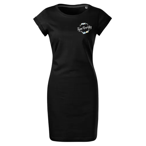 Bontis Šaty Tým nevěsty LUČNÍ VĚNEC - Černá | XL