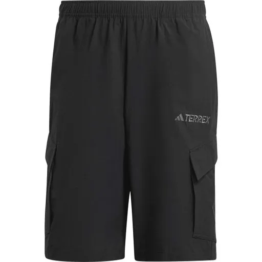 adidas TERREX CARGO SHORT Pánské turistické kraťasy, černá, velikost