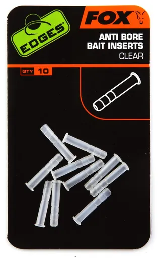 Fox Edges Anti Bore Bait Inserts Clear,Fox Edges Anti Bore Bait Inserts Clear