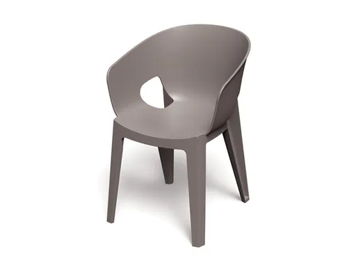 Židle zahradní PREMO 560x590x810mm - zemitě hnědá