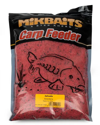 Mikbaits vlhčený ready mix 900 g - jahoda