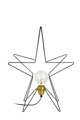 Markslöjd Asterix černá hvězda na stůl