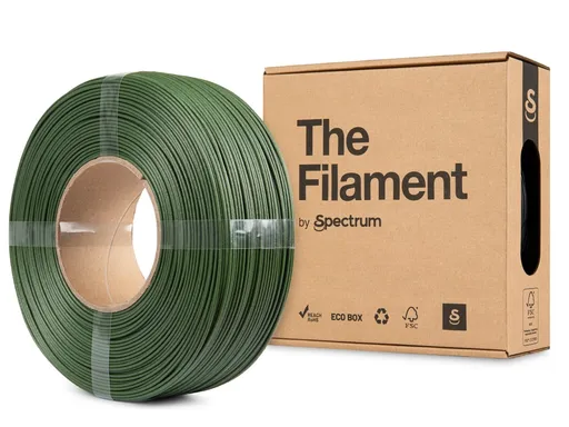 "The Filament" by Spectrum TF-24178, ReFill, ASA CF, 1.75mm, GREEN, 1kg