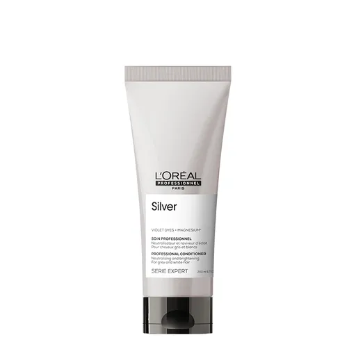 L'Oréal Professionnel Péče na neutralizaci nežádoucích odstínů šedivých a bílých vlasů Serie Expert (Silver Neutralising Cream) 200 ml