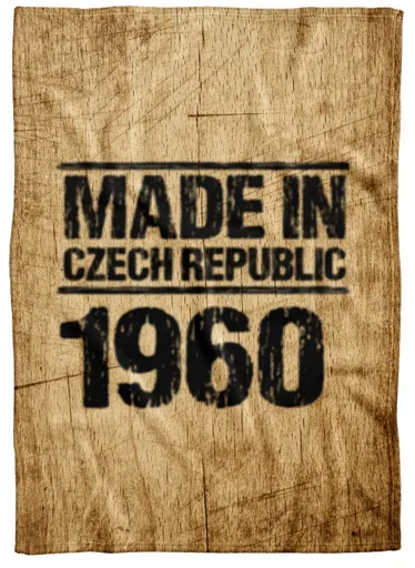Deka Made In (rok: 1960, Podšití beránkem: NE)