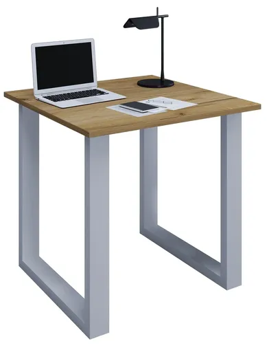 VCM Stůl Lona 80x80 U-nohy, dub medový