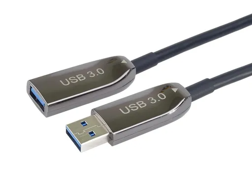 PremiumCord prodlužovací optický AOC kabel USB 3.0 A/Male - A/Female, 30m