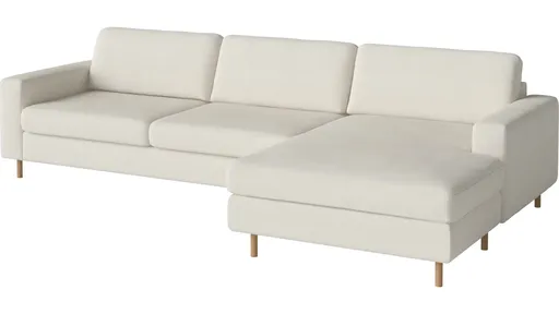 Pohovka Scandinavia 3½ místná s lenoškou - pravá, slonovina - Bolia