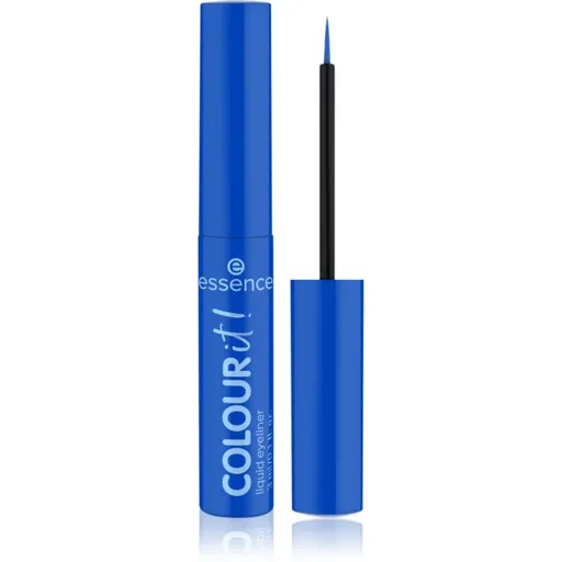 essence COLOUR it! tekuté oční linky odstín 01 Royal Blue 3 ml