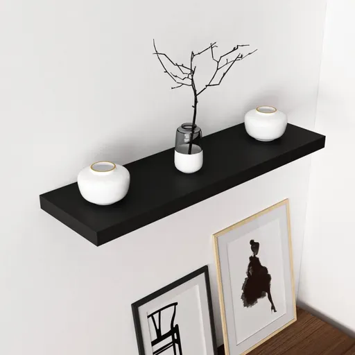 Nástěnná police Gizli 80 - Black