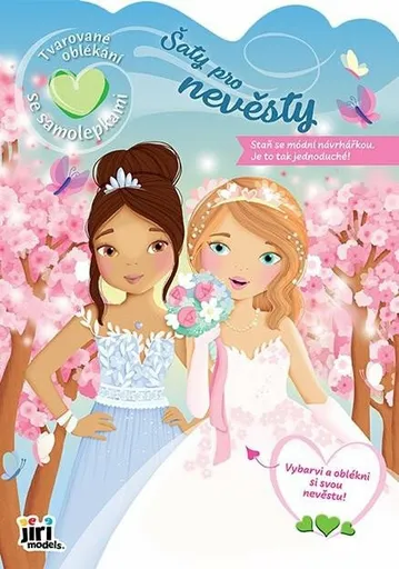 Šaty pro nevěsty - Tvarované oblékání se samolepkami