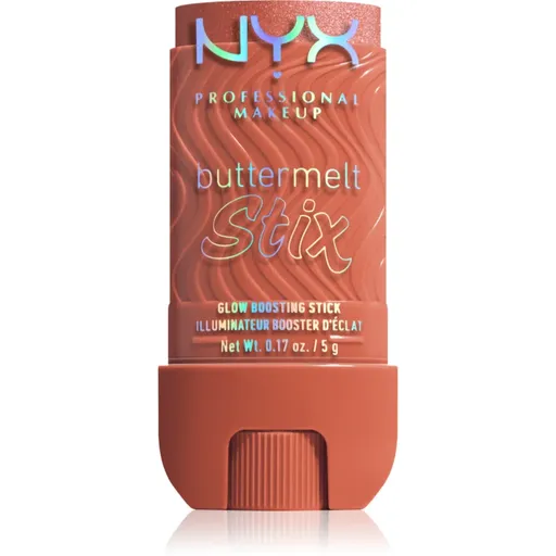 NYX Professional Makeup Buttermelt Glow Stix rozjasňující tyčinka odstín 07 That's On Melt 5 g
