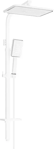 MEXEN/S Q54 sprchový set bílá / chrom 798545495-21