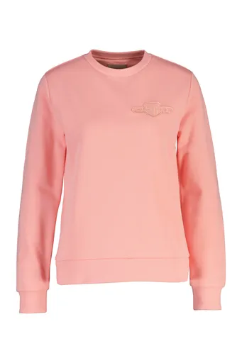 MIKINA GANT REG TONAL SHIELD C-NECK SWEAT LILLY PINK