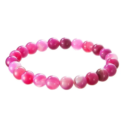 Evolution Group - Pavona Minerální náramek z růžového achátu 43056.3