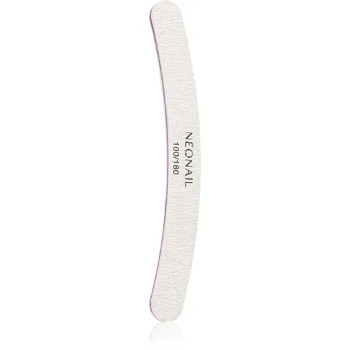 NEONAIL Nail File Curved pilník na nehty 100/180 1 ks