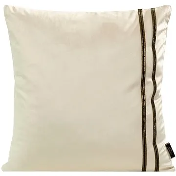 Eurofirany povlak na polštář, Sametový prošitý ozdobnou galanterií (eurofirany_387733)